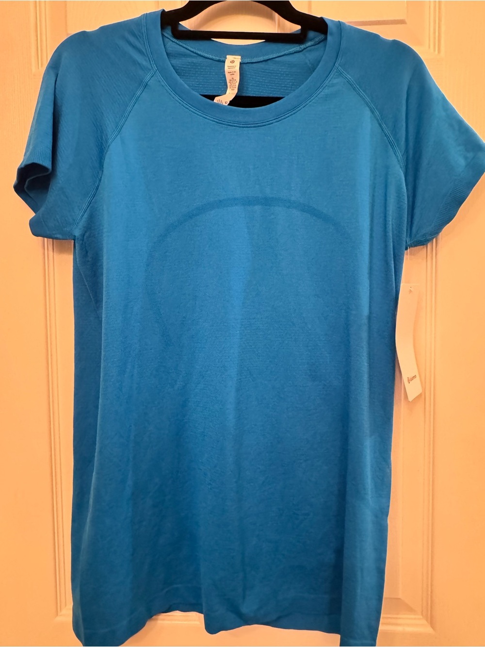 lululemon athletica Bright Blue Short Sleeve Crew Tee